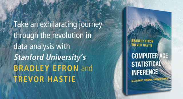 Must read: Computer Age Statistical Inference (Efron & Hastie,&nbsp;2016)