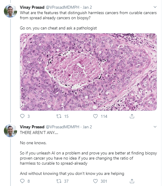 Why cancer screening is the last thing you should pick first to work on with&nbsp;AI