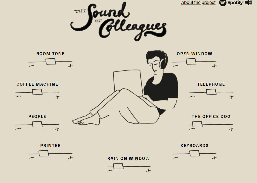 The sound of&nbsp;colleagues